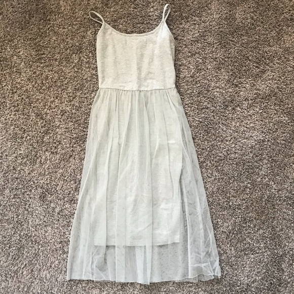 maddie tulle midi dress